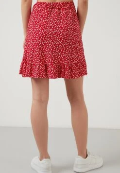 LELA High Waist - Wikkelrok - Red -Stijl Verkoop 36e7d9d88f2841d5ac356eaf713e3994