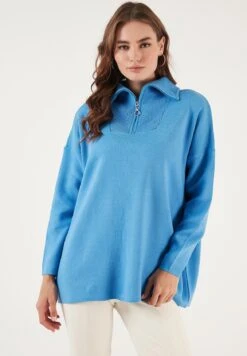 LELA Trui - Light Blue -Stijl Verkoop 393c9b5331844a3884d51832cd493446