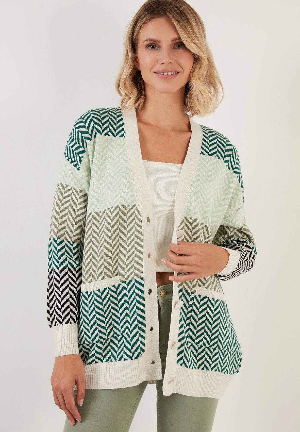 LELA Regular Fit - Vest - Emerald Green 5 LELA Regular Fit - Vest - Emerald Green - Afbeelding 3