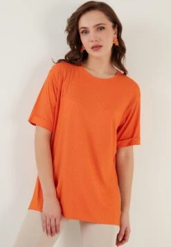 LELA Slim Fit - Blouse - Orange