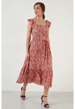 LELA Regular Fit - Jurk - Dusty Rose Color -Stijl Verkoop 3a471c1722874247bec7210ada0f448d