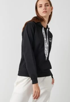 LELA Slim Fit - Hoodie - Black -Stijl Verkoop 3a49980b117e4d6ca3d829039b8eb980