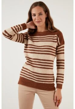 LELA Regular Fit - Trui - Light Brown Beige -Stijl Verkoop 3b4cc08a6a5d4df6a611f8551529268e