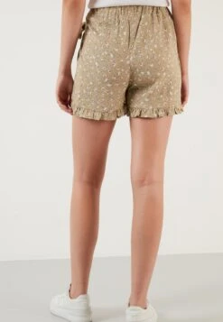 LELA Regular Fit - Shorts - Khaki -Stijl Verkoop 3bde5b6dd74846b89d0d520e64521f0a