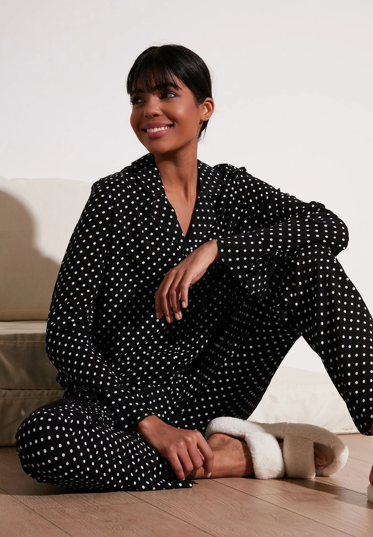 LELA Regular Fit - Pyjama - Black 8 LELA Regular Fit - Pyjama - Black - Afbeelding 6