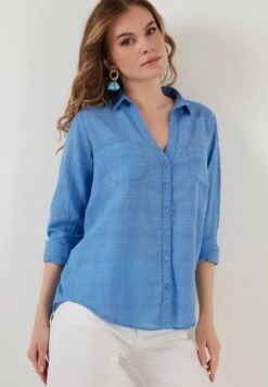 LELA Overhemdblouse - Dark Blue 11 LELA Overhemdblouse - Dark Blue -Stijl Verkoop 3c26dd4ef7bb4771ab119ef76a56f1ec