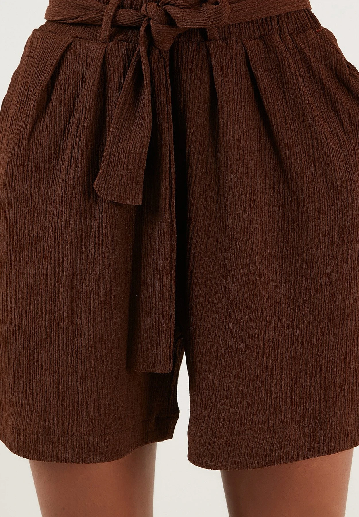 LELA Regular Fit - Shorts - Brown 5 LELA Regular Fit - Shorts - Brown - Afbeelding 3