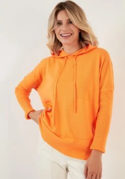 LELA Regular Fit - Hoodie - Orange -Stijl Verkoop 3d4c86cdda77489aa1a3224afaa3eeeb
