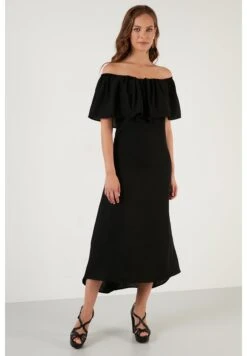 LELA Slim Fit - Jerseyjurk - Black