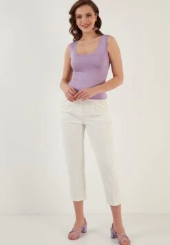 LELA Slim Fit - Top - Lilac 8 LELA Slim Fit - Top - Lilac -Stijl Verkoop 3fa72c3cfcc54fd090576073cc04e048