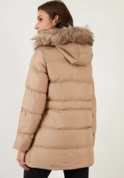 LELA Regular Fit - Winterjas - Dark Beige -Stijl Verkoop 4001f33697474dc3bbac37e5c603e60c