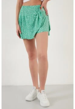 LELA Flowered Elastic Waist - Shorts - Benetton Color -Stijl Verkoop 4004ce5b20f942f6bf1640354e22a681