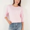 LELA Crew Neck- Longsleeve - Light Pink -Stijl Verkoop 411252b6290f420e9c0fa1f623ed5185