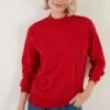 LELA Regular Fit - Sweater - Red -Stijl Verkoop 415504fb2974469a8a9bf6f54fd35c09