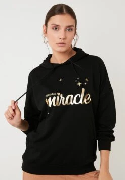 LELA Loose Fit - Hoodie - Black -Stijl Verkoop 41f6605b4e074a229da992ba6fbfaee2