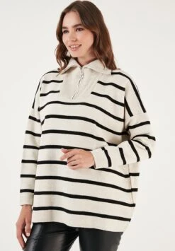 LELA Trui - Light Stone/Black 11 LELA Trui - Light Stone/Black -Stijl Verkoop 4c792a15f79843a18237d990a7d5eadf