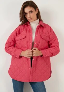 LELA Loose Fit - Jas - Fuchsia -Stijl Verkoop 4d20afa5d53e4981bfadeb5d8e7f7bb9