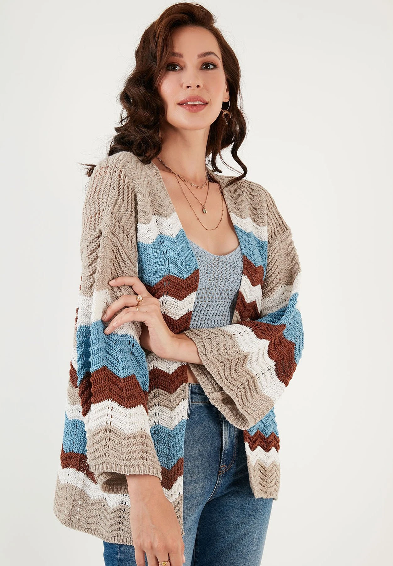 LELA Regular Fit - Vest - Mink 5 LELA Regular Fit - Vest - Mink - Afbeelding 3