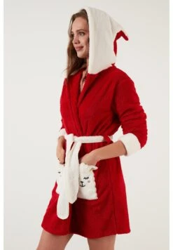 LELA Regular Fit - Badjas - Red -Stijl Verkoop 4fad98fa3d9c40e59a8a9e062d07723c