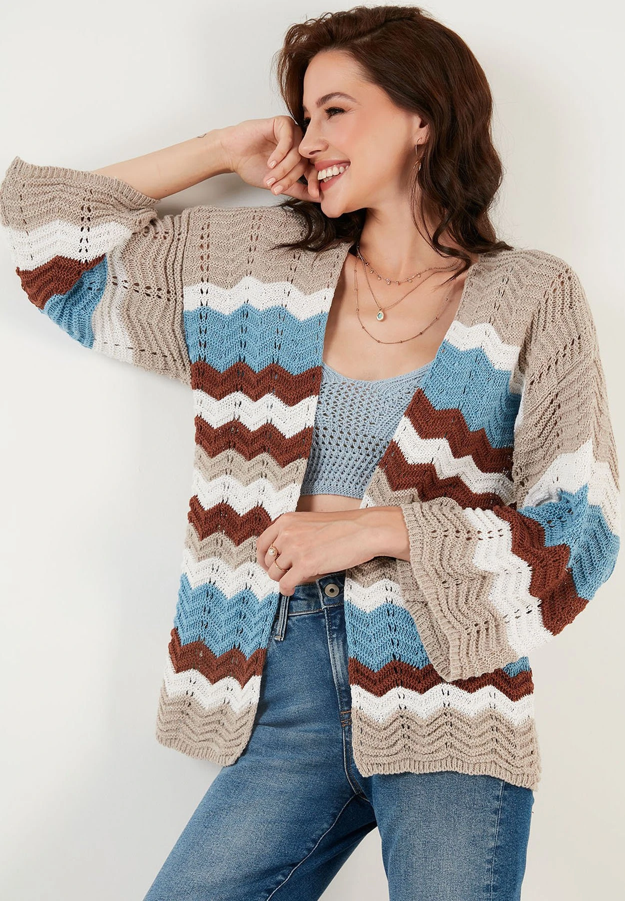 LELA Regular Fit - Vest - Mink 8 LELA Regular Fit - Vest - Mink - Afbeelding 6