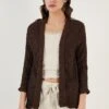 LELA Regular Fit - Vest - Brown -Stijl Verkoop 50c486d665ee4f68a9217c309bd4c223