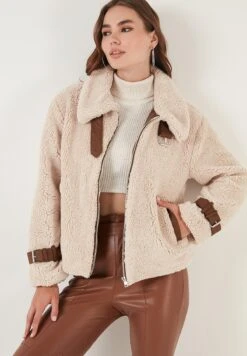 LELA Regular Fit - Winterjas - Ecru -Stijl Verkoop 5127b9e28ad54c11af7fc00faf5eb8a2