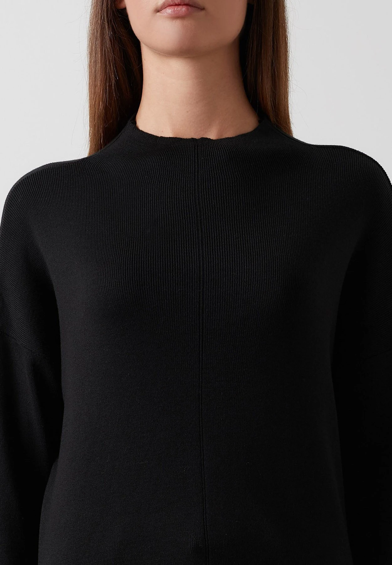 LELA Long Back- Trui - Black 5 LELA Long Back- Trui - Black - Afbeelding 3