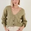LELA Vest - Khaki -Stijl Verkoop 51f921e887064fde9d23511a7ca33635