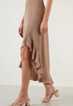 LELA Regular Fit - A-Lijn Rok - Mink -Stijl Verkoop 52f7d493d1024e3a83d73e7b0e43669f