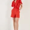 LELA Regular Fit - Jumpsuit - Red 2 LELA Regular Fit - Jumpsuit - Red -Stijl Verkoop 5437c56f0446461e8a1782fe9e4d12ef