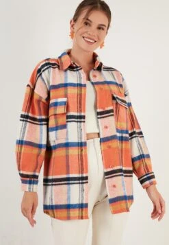 LELA Overhemdblouse - Orange Color -Stijl Verkoop 555631da87c04c399382ce9e81d2d7f1