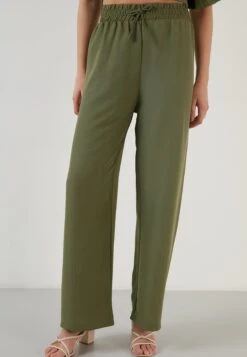 LELA Loose Fit- Broek - Khaki