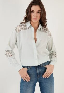 LELA Regular Fit - Overhemdblouse - Mint