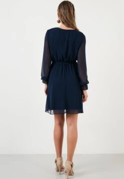 LELA Mini- Jurk - Navy Blue -Stijl Verkoop 57565cda52104117afd262b7338669f4