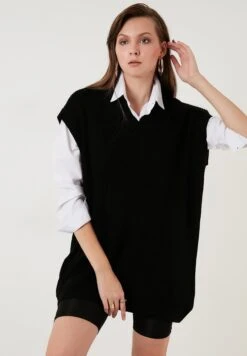 LELA V Neck- Trui - Black 8 LELA V Neck- Trui - Black -Stijl Verkoop 57b37d37dd1a4b269be35a10df5ed548