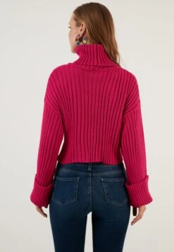 LELA Loose Fit - Trui - Fuchsia -Stijl Verkoop 57e9189d74b549ccb1c3c03ed51d199f