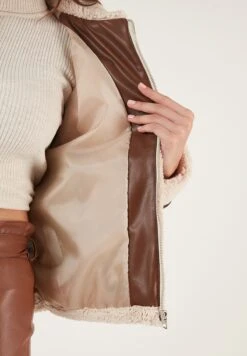 LELA Regular Fit - Winterjas - Ecru -Stijl Verkoop 59722cd53271432faa526bdca952614f