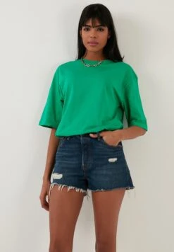 LELA Loose Fit - T-Shirt Basic - Benetton Color -Stijl Verkoop 5a8a6df77a82445296181a038174d521