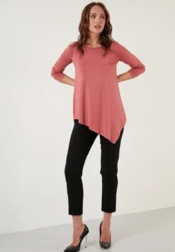 LELA Slim Fit - Longsleeve - Rose -Stijl Verkoop 5c59f28e74bf443dbf1b5e892c28863c