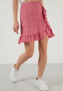 LELA High Waist - Wikkelrok - Fuchsia -Stijl Verkoop 5ce5fbe835464c01980a9f86692b4952