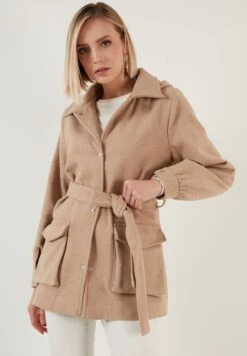 LELA Regular Fit - Trenchcoat - Light Brown