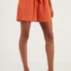 LELA Regular Fit - Shorts - Orange