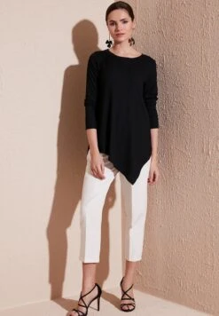 LELA Regular Fit - Blouse - Black -Stijl Verkoop 5dccb73440034e5386630e5eb172c3f4