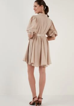 LELA Regular Fit - Blousejurk - Stone -Stijl Verkoop 5e454e8199e040599ac24d40c5b42994