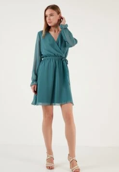 LELA Mini- Jurk - Mint 12 LELA Mini- Jurk - Mint -Stijl Verkoop 5fd50b900682436cbc3fb65ed524aa26