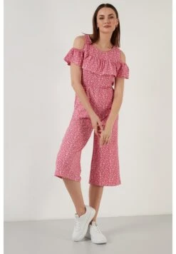 LELA Slim Fit - Jumpsuit - Fuchsia -Stijl Verkoop 616d04e3c545403b98e91cd79736360c