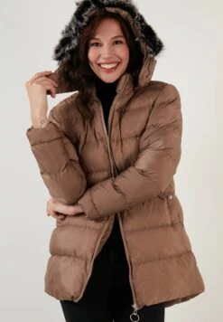 LELA Winterjas - Mink Color -Stijl Verkoop 61af38eb16e24bbba6b676a639f05662