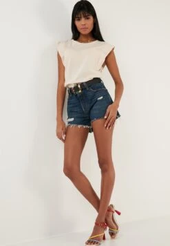 LELA Crew Neck - T-Shirt Basic - Stone -Stijl Verkoop 6203909c53b44a34a5a31d47aa0dac64