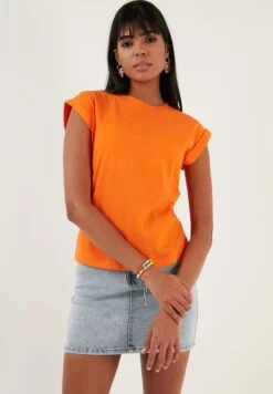 LELA Basic - T-Shirt Basic - Orange 9 LELA Basic - T-Shirt Basic - Orange -Stijl Verkoop 6364d2eb2bcc4a5cb5d8b63ad35930a8