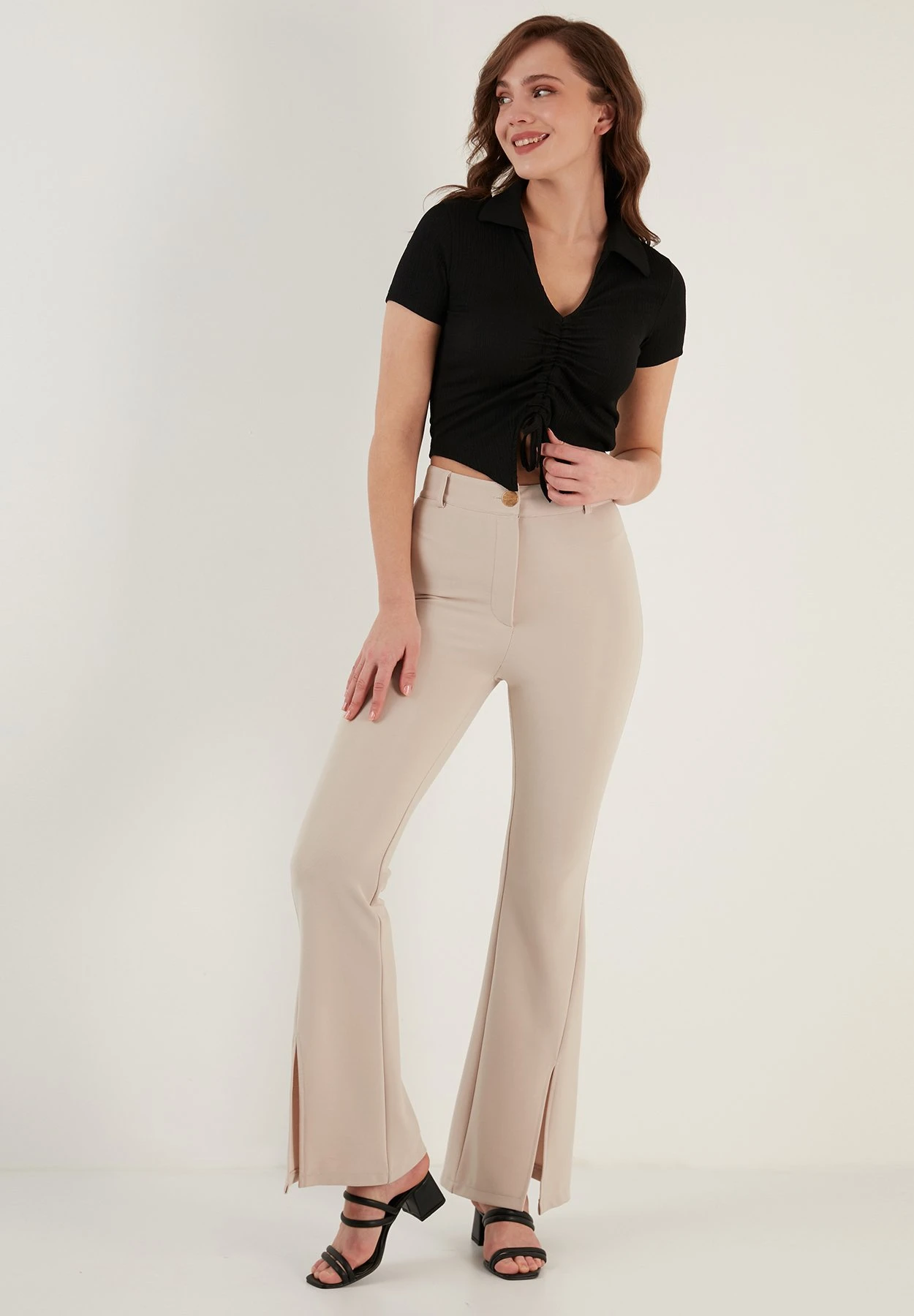 LELA Slim Fit - Blouse - Black 4 LELA Slim Fit - Blouse - Black - Afbeelding 2